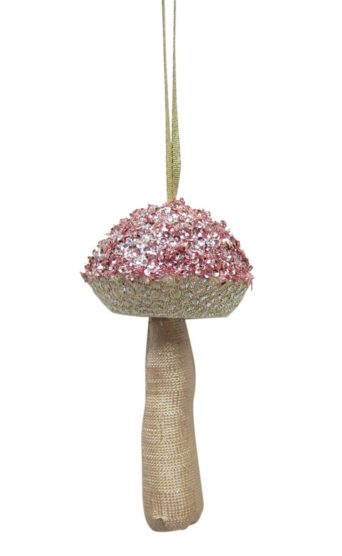 Mushroom Hanging Ornament-Sequin