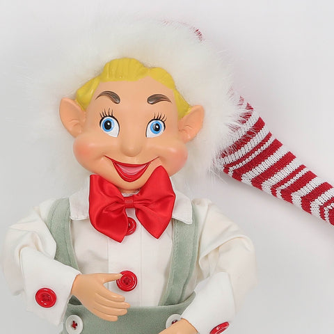 Christmas 8*5*20'' Sage/White Elf Décor