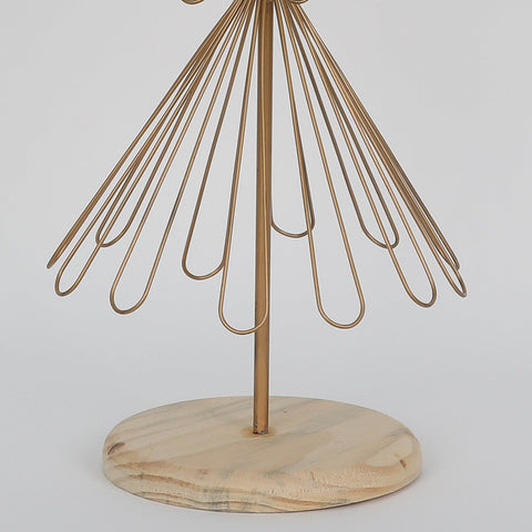 CHRISTMAS 6.5X17IN GOLD TREE DÉCOR