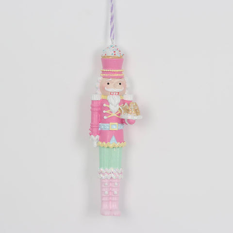 Christmas 5.75In Pink Nutcracker Ornament
