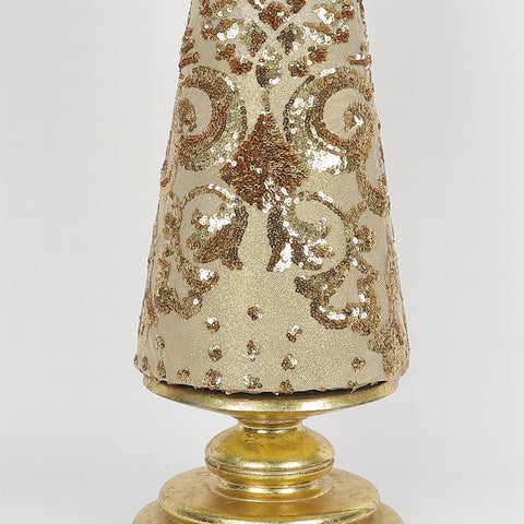 CHRISTMAS 28in Gold Tree table décor