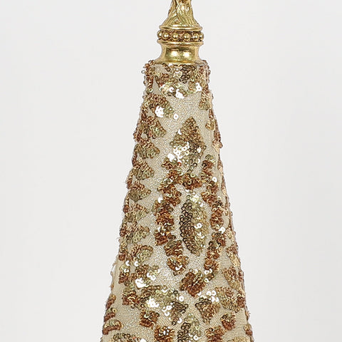 CHRISTMAS 18in Gold Tree table décor