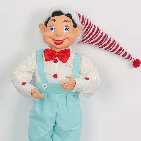 Christmas 10*6*28'' Blue/White Elf Décor