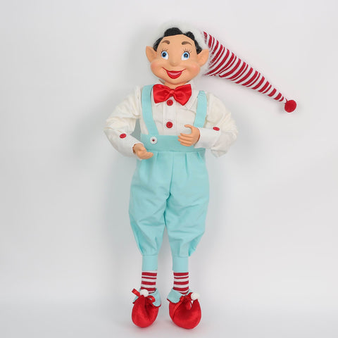 Christmas 10*6*28'' Blue/White Elf Décor