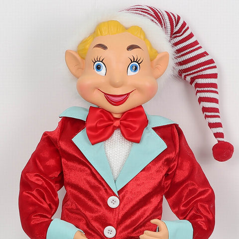 Christmas 10*6*28'' Blue/Red Elf Décor