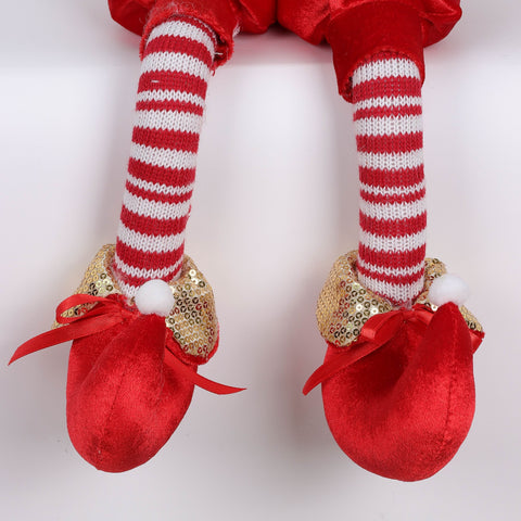 Christmas 8*5*20'' Red/Gold Elf Décor
