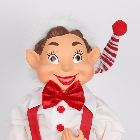 Christmas 10*6*28'' Red/White Elf Décor
