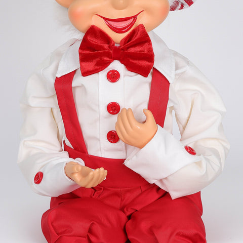 Christmas 10*6*28'' Red/White Elf Décor