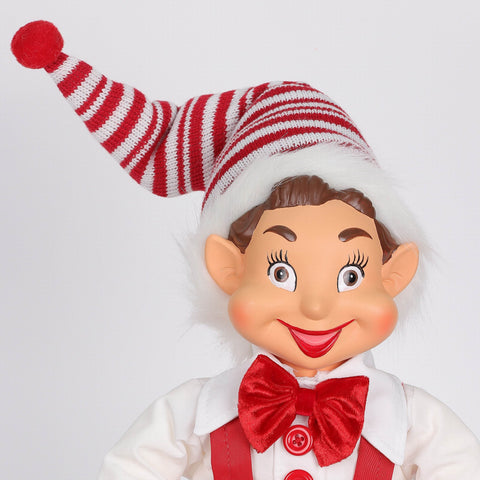 Christmas 8*5*20'' Red/White Elf Décor