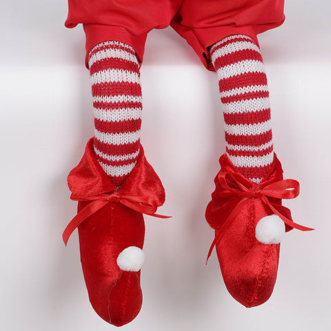 Christmas 8*5*20'' Red/White Elf Décor