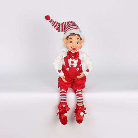 Christmas 8*5*20'' Red/White Elf Décor