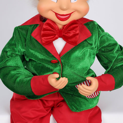 Christmas 10*6*28'' Red/Green Elf Décor