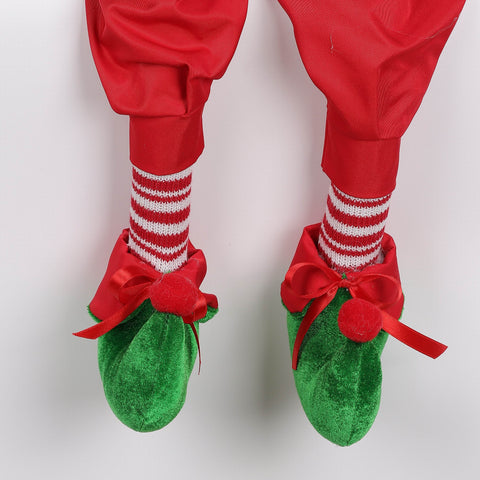 Christmas 10*6*28'' Red/Green Elf Décor