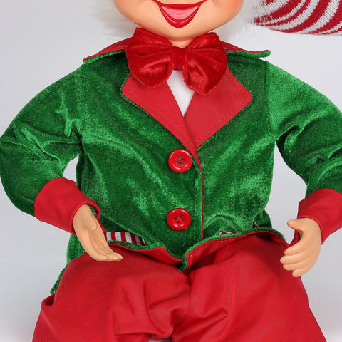 Christmas 8*5*20'' Red/Green Elf Décor