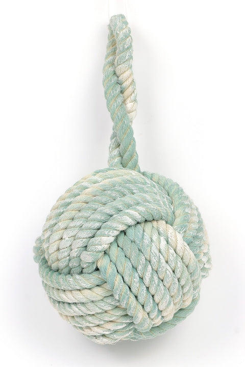 4''X7.5''Blue-Green Knot Ball Wall Décor