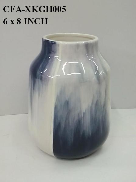 Blue and white vase