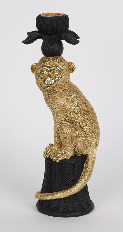 3.375''X2.75''X9.25''
Resin Golden Monkey Décor