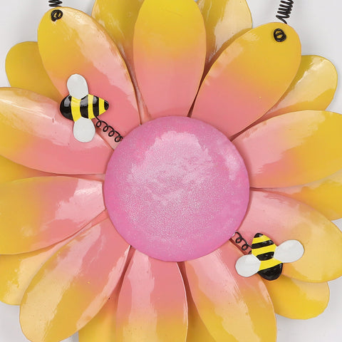 10*2.25*10''Pink Metal Butterfly Décor