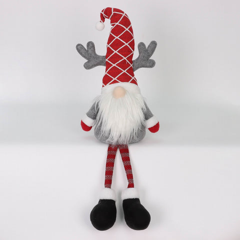 8.5*5*30‘’ Gnome Wearing Hat W/Antlers