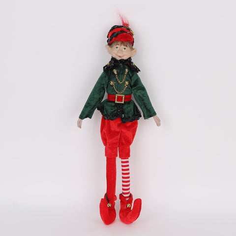 Christmas 18In Small Décor Elf - Black