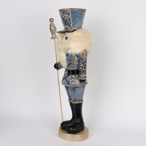 CHRISTMAS Nutcracker,Blue,17*15*61CM