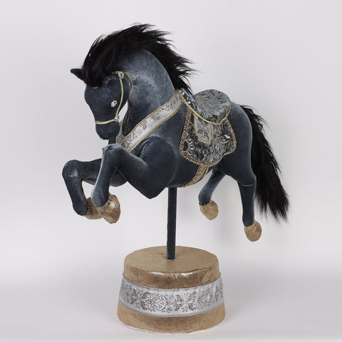 Christmas Horse,Blue,55*26*66Cm