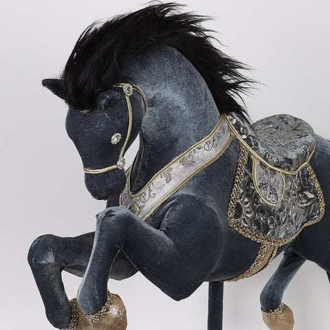 Christmas Horse,Blue,55*26*66Cm