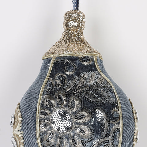 CHRISTMAS Hanging Ornament,Blue,12*12*18CM
