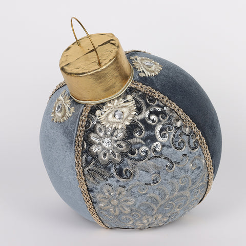 Christmas Table Top Bauble,Blue,28*28*35Cm