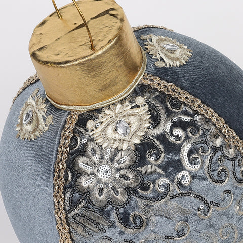 Christmas Table Top Bauble,Blue,28*28*35Cm