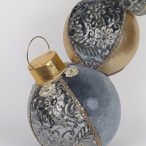 Christmas Stack Baubles,Multi,28*29*60Cm