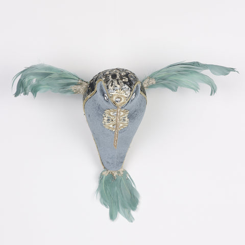 CHRISTMAS Hanging Hummingbird,Blue,40*20*35CM