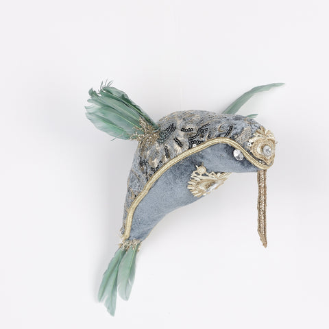 CHRISTMAS Hanging Hummingbird,Blue,23*16*26CM