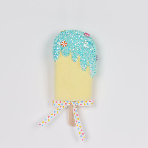 CHRISTMAS Hanging Ice Cream,Yellow,8*4*16CM
