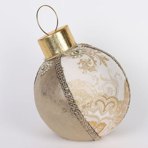 Christmas Table Top Bauble,Gold,20*20*25Cm