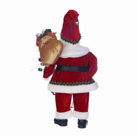 11*7.5*19.25'' CHRISTMAS STANDING SANTA DÉCOR