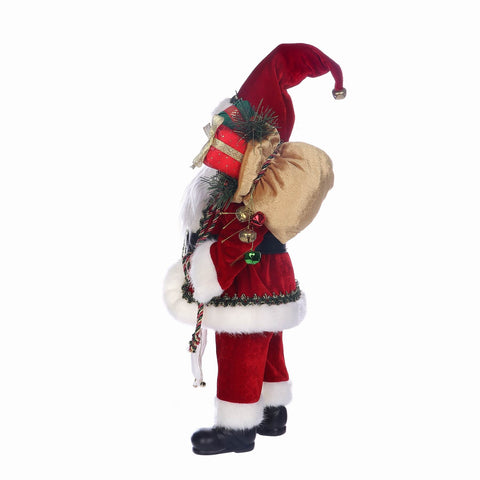 11*7.5*19.25'' CHRISTMAS STANDING SANTA DÉCOR