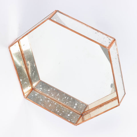 13*11.5*2'' Christmas Glass Tray Décor