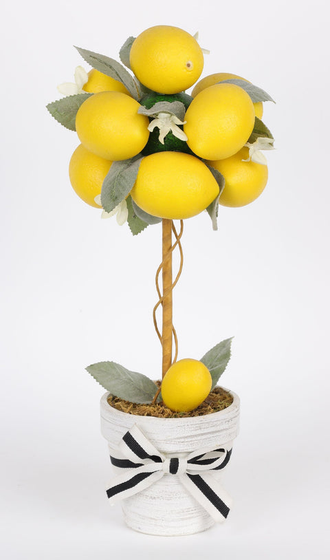 Vase avec décor de citronnier