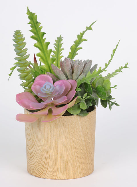 3.75*7.5''Greenery Succulent Arrangement Décor