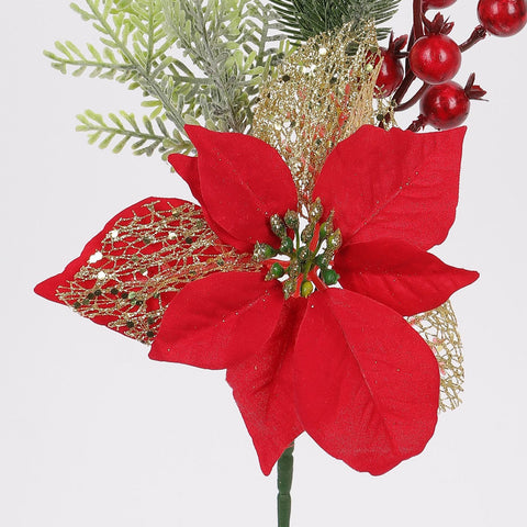 CHRISTMAS 13" GOLD/RED MIXED PICK