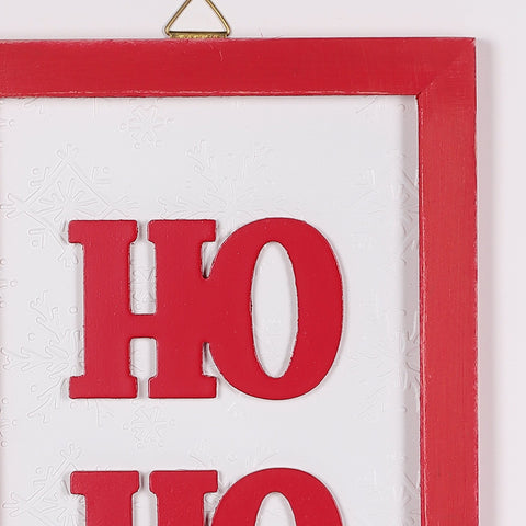 6X0.5X11.5 Inch Hohoho Wall Décor