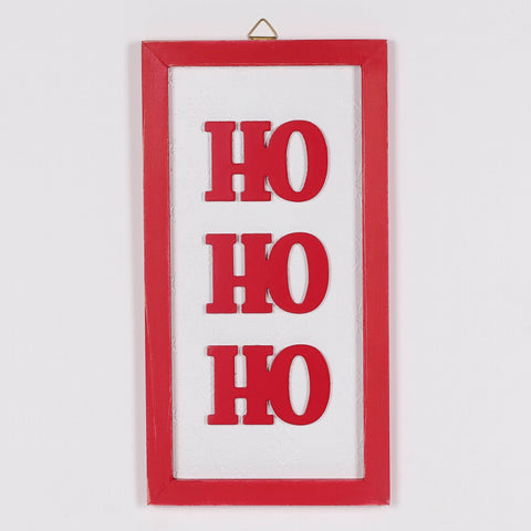 6X0.5X11.5 Inch Hohoho Wall Décor