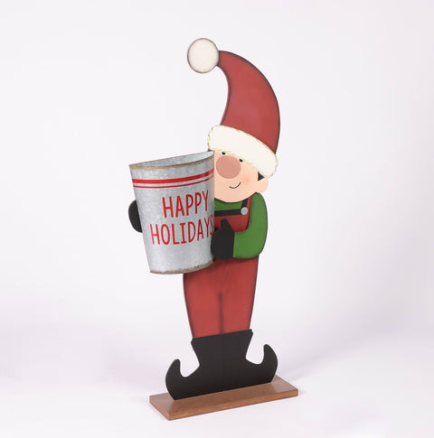 21.5*7*48.25'' Christmas Elf Door Greeter Décor