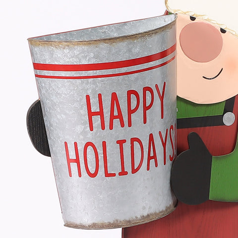 21.5*7*48.25'' Christmas Elf Door Greeter Décor