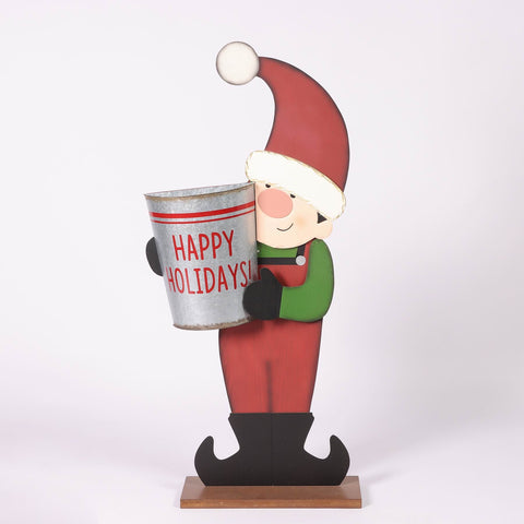 21.5*7*48.25'' Christmas Elf Door Greeter Décor