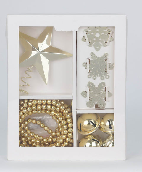 CHRISTMAS 12ct Ornament Set - Gold