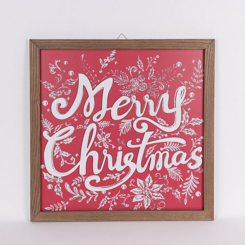 18" Merry Christmas Wall Décor