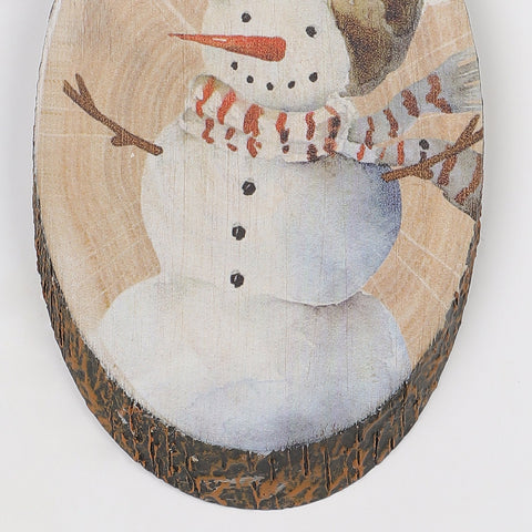 3.25X5.25In Snowman Ornament