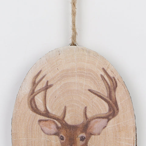 3.25X5.25In Deer Ornament